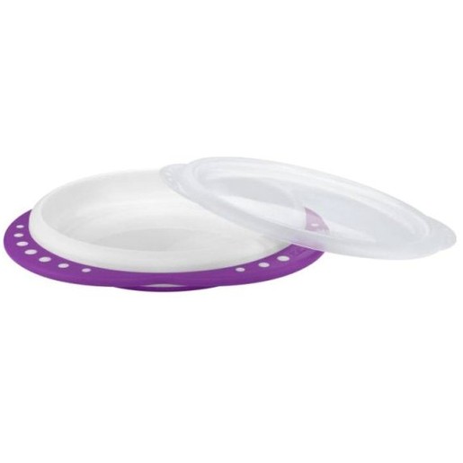 Nuk Easy Learning Κωδ 10.255.049 Πιάτο με Καπάκι 8m+, 1 Τεμάχιο - Μωβ Nuk Easy Learning Κωδ 10.255.049 Πιάτο με Καπάκι 8m+, 1 Τεμάχιο - Μωβ