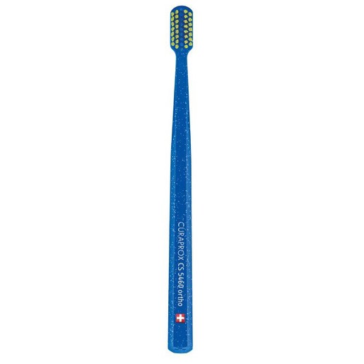 Curaprox CS 5460 Ortho Ultra Soft Ορθοδοντική Οδοντόβουρτσα 1 Τεμάχιο - Μπλε / Κίτρινο