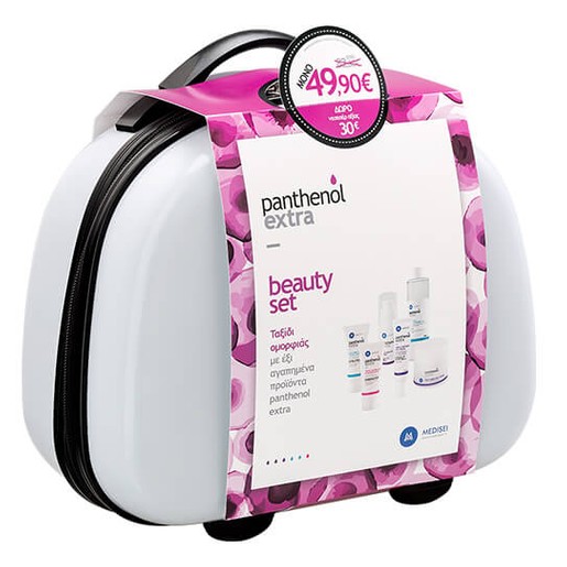 Medisei Panthenol Extra Beauty Set με 6 Προϊόντα Περιποίησης & Δώρο Βαλιτσάκι Medisei Panthenol Extra Beauty Set με 6 Προϊόντα Περιποίησης & Δώρο Βαλιτσάκι