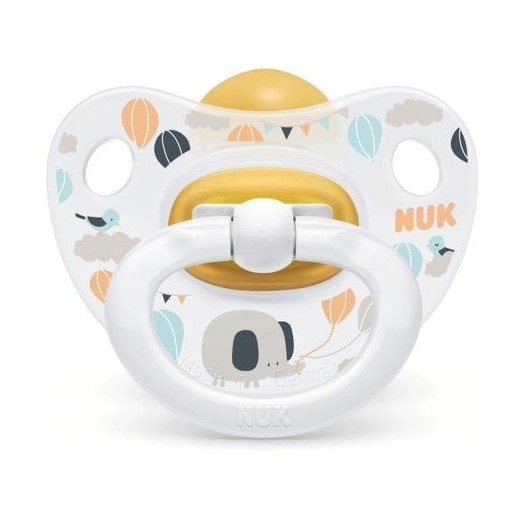 Nuk Classic Happy Kids Πιπίλα Καουτσούκ 1 Τεμάχιο Nuk Classic Happy Kids Πιπίλα Καουτσούκ 1 Τεμάχιο