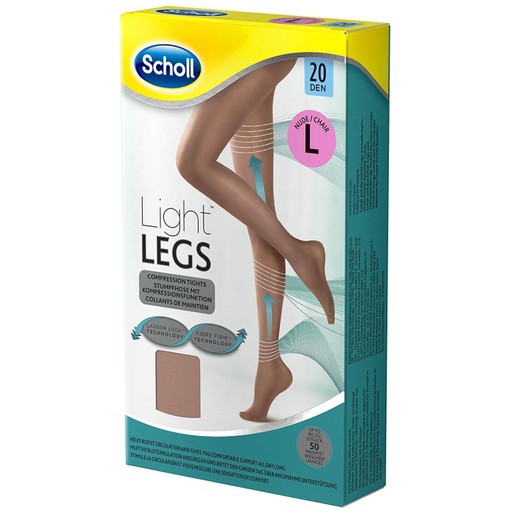 Dr Scholl Light Legs Καλσόν Διαβαθμισμένης Συμπίεσης 20 DEN Μπεζ Χρώμα 1τμχ Dr Scholl Light Legs Καλσόν Διαβαθμισμένης Συμπίεσης 20 DEN Μπεζ Χρώμα 1τμχ