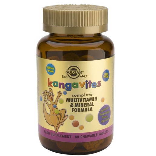 Solgar Kangavites Multivitamin & Mineral Formula 60 chew.tabs Solgar Kangavites Multivitamin & Mineral Formula 60 chew.tabs