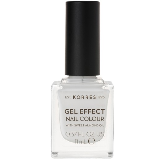 Korres Gel Effect Nail Colour 11ml - 01 Blanc White