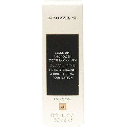 Korres Black Pine Lifting, Firming & Brightening Foundation Make-up 30ml - Bpf1