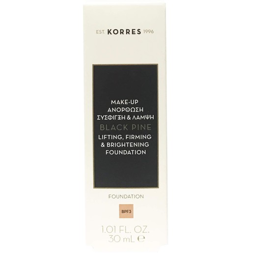 Korres Black Pine Lifting, Firming & Brightening Foundation Make-up 30ml - Bpf3