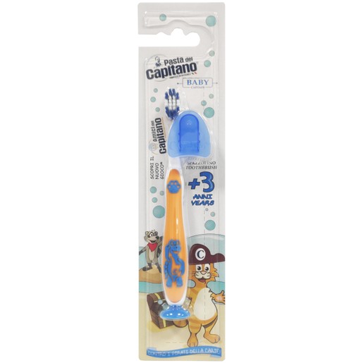 Pasta Del Capitano Baby Soft Toothbrush 3+ Years 1 Τεμάχιο - Πορτοκαλί