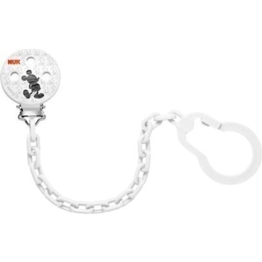 Nuk Disney Mickey Αλυσίδα Πιπίλας 0-36 Μηνών 1τμχ Nuk Disney Mickey Αλυσίδα Πιπίλας 0-36 Μηνών 1τμχ