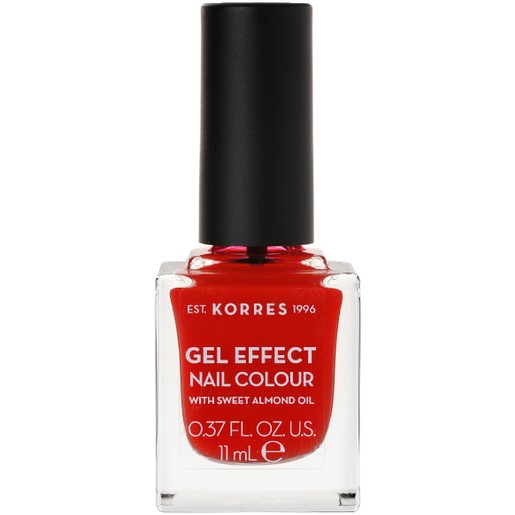 Korres Gel Effect Nail Colour 11ml - Coral Red No 48