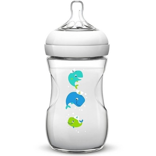 Avent Natural Μπιμπερό Πολυπροπυλενίου Με Θηλή Σιλικόνης Αργής Ροής 1Μ+ 260ml SCF627/25 Avent Natural Μπιμπερό Πολυπροπυλενίου Με Θηλή Σιλικόνης Αργής Ροής 1Μ+ 260ml SCF627/25