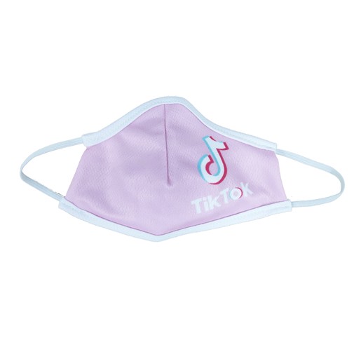 Multi Purpose Fabric Protective Mask for Children 1 Τεμάχιο - Ροζ Τικ Τοκ 252