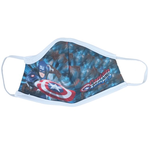 Multi Purpose Fabric Protective Mask for Children 1 Τεμάχιο - Captain America 176