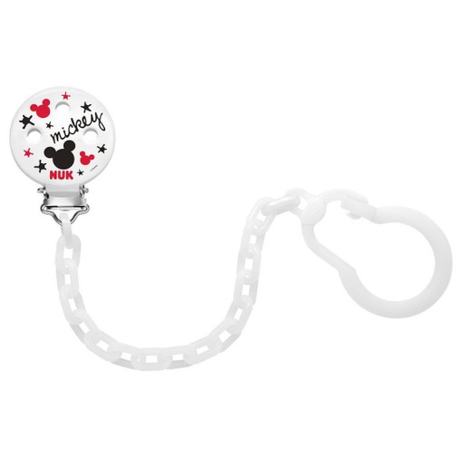 Nuk Disney Mickey Αλυσίδα Πιπίλας 0-36 Μηνών 1τμχ Nuk Disney Mickey Αλυσίδα Πιπίλας 0-36 Μηνών 1τμχ