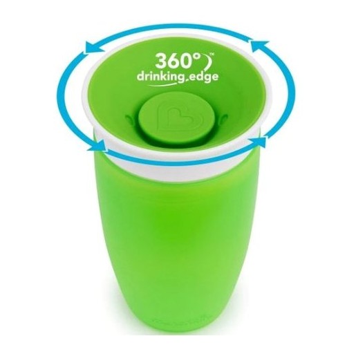 Munchkin Sippy Cup Miracle 360° 12m+, 296ml - Πράσινο