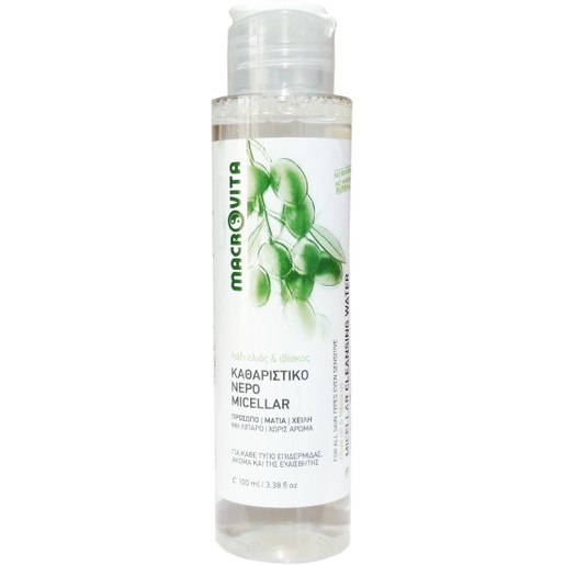 Macrovita Καθαριστικό Νερό Micellar για Πρόσωπο, Μάτια & Χείλη, Όλοι οι Τύποι Επιδερμίδας Macrovita Καθαριστικό Νερό Micellar για Πρόσωπο, Μάτια & Χείλη, Όλοι οι Τύποι Επιδερμίδας