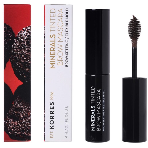 Korres Minerals Tinted EyeBrow Mascara Μάσκαρα Φρυδιών που Διαμορφώνει, Χρωματίζει & Σταθεροποιεί τα Φρύδια 4ml Korres Minerals Tinted EyeBrow Mascara Μάσκαρα Φρυδιών που Διαμορφώνει, Χρωματίζει & Σταθεροποιεί τα Φρύδια 4ml