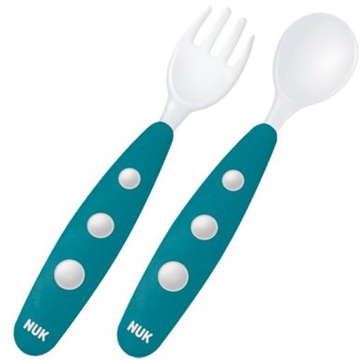 Nuk Easy Learning Εκπαιδευτικό Σετ 1 Κουτάλι & 1 Πιρούνι Mini Nuk Easy Learning Εκπαιδευτικό Σετ 1 Κουτάλι & 1 Πιρούνι Mini