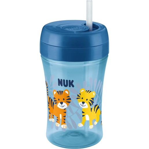 Nuk Easy Learning Fun Cup Παγουράκι Πολυπροπυλενίου με Μαλακό Καλαμάκι Σιλικόνης 18m+ 300ml Nuk Easy Learning Fun Cup Παγουράκι Πολυπροπυλενίου με Μαλακό Καλαμάκι Σιλικόνης 18m+ 300ml