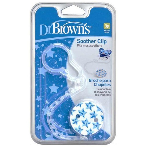 Dr Brown\'s Soother Clip Κλιπ Πιπίλας με Αλυσίδα AC037 1 Τεμάχιο Dr Brown\'s Soother Clip Κλιπ Πιπίλας με Αλυσίδα AC037 1 Τεμάχιο