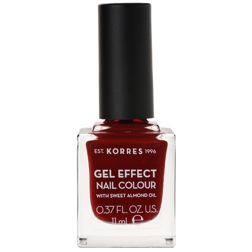 Korres Gel Effect Nail Colour 11ml - Wine Red 59