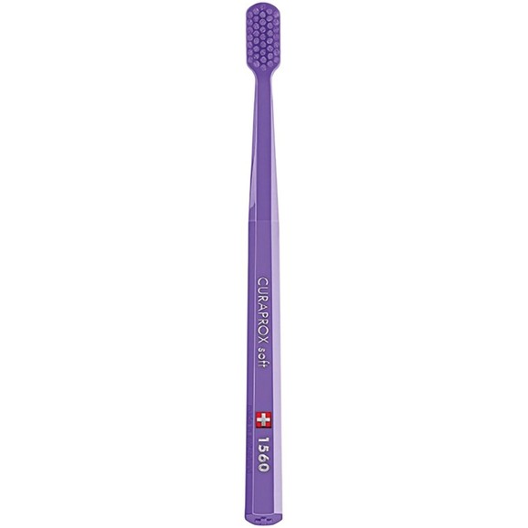 Curaprox CS 1560 Soft Toothbrush 1 Τεμάχιο - Μωβ / Μωβ