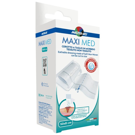 Master Aid Maxi Med  Ρολά Συνεχούς Γάζας - 50x8cm