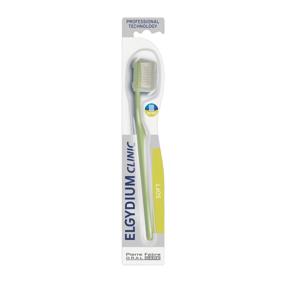 Elgydium Clinic Toothbrush Πράσινο 1 Τεμάχιο - 20/100 Soft Elgydium Clinic Toothbrush Πράσινο 1 Τεμάχιο - 20/100 Soft
