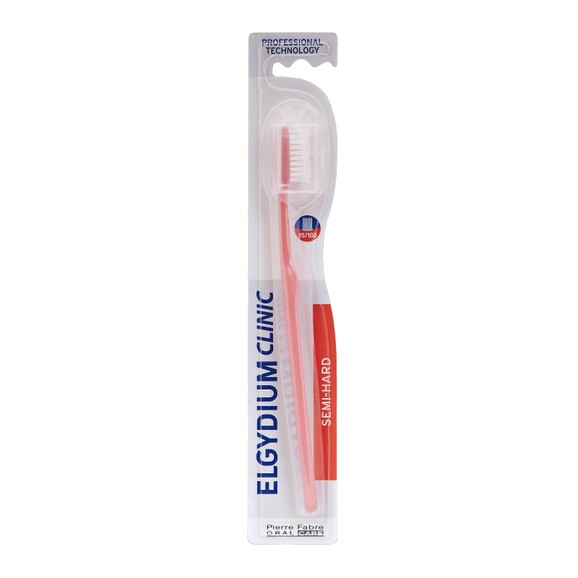 Elgydium Clinic Toothbrush Πορτοκαλί 1 Τεμάχιο - 25/100 Semi - Hard Elgydium Clinic Toothbrush Πορτοκαλί 1 Τεμάχιο - 25/100 Semi - Hard