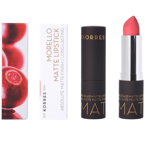 Korres Morello Matte Lipstick - 49 Watermellon Sorbet