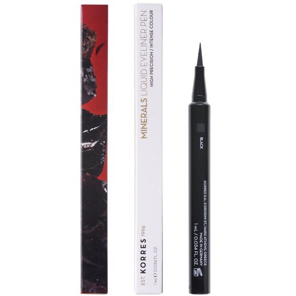 Korres Minerals Liquid Eyeliner Pen 1ml - Black 01