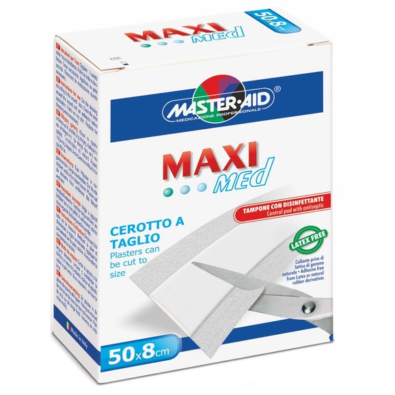 Master Aid Maxi Med  Ρολά Συνεχούς Γάζας - 50x8cm