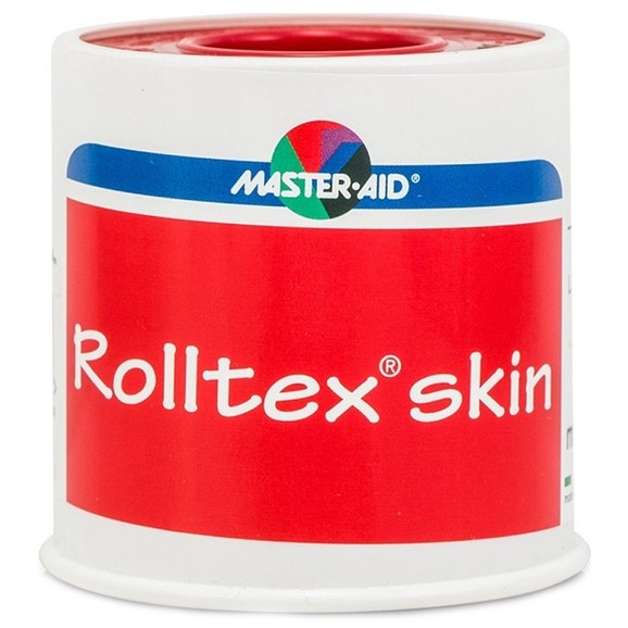 Master Aid Dermatess Roll Tex Skin Αυτοκόλλητη Επιδεσμική Ταινία σε Ρολό Καφέ 1 Τεμάχιο - 5m X 5cm