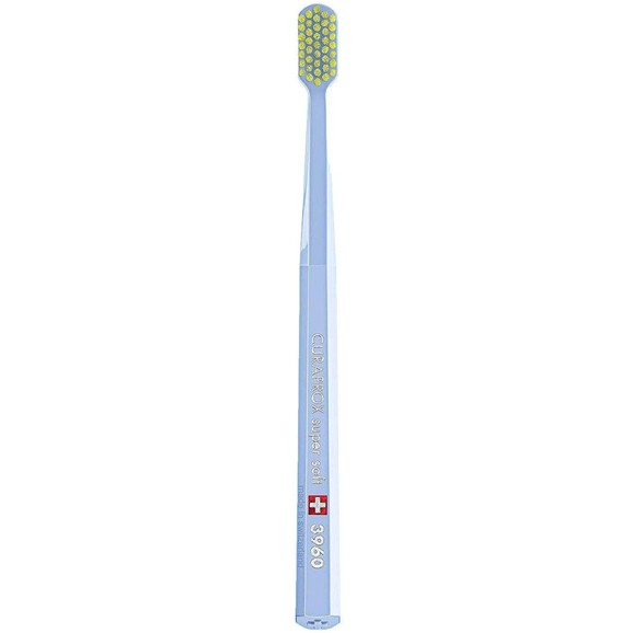 Curaprox CS 3960 Super Soft Toothbrush 1 Τεμάχιο - Γαλάζιο/ Κίτρινο