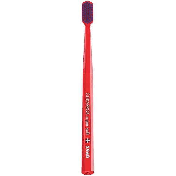 Curaprox CS 3960 Super Soft Toothbrush 1 Τεμάχιο - Κόκκινο/ Μπλε