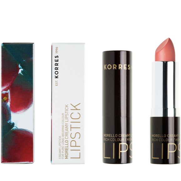 Korres Morello Creamy Lipstick 3.5gr - 14 Ροζ Χρυσό Korres Morello Creamy Lipstick 3.5gr - 14 Ροζ Χρυσό