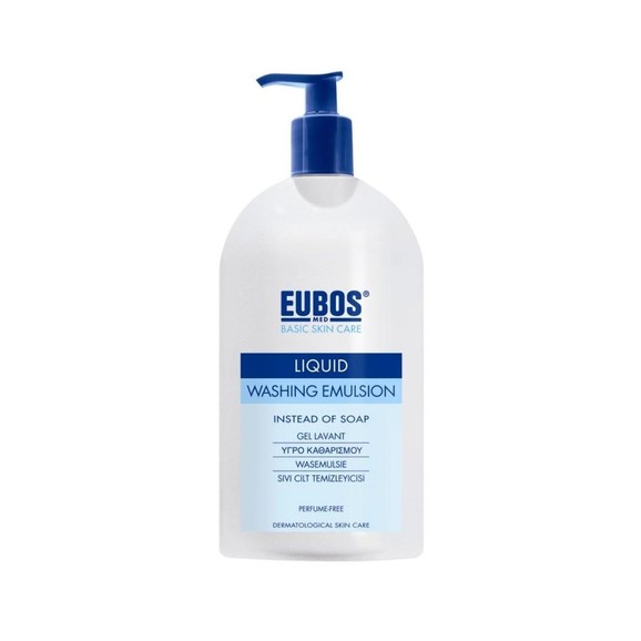 Eubos Basic Care Blue Liquid Washing Emulsion - 750ml