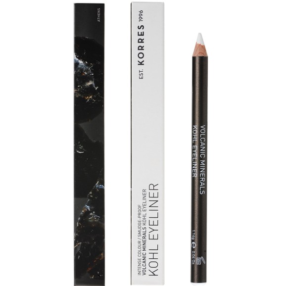Korres Black Volcanic Minerals Kohl Eyeliner 1,14gr - 03 Λευκό Korres Black Volcanic Minerals Kohl Eyeliner 1,14gr - 03 Λευκό