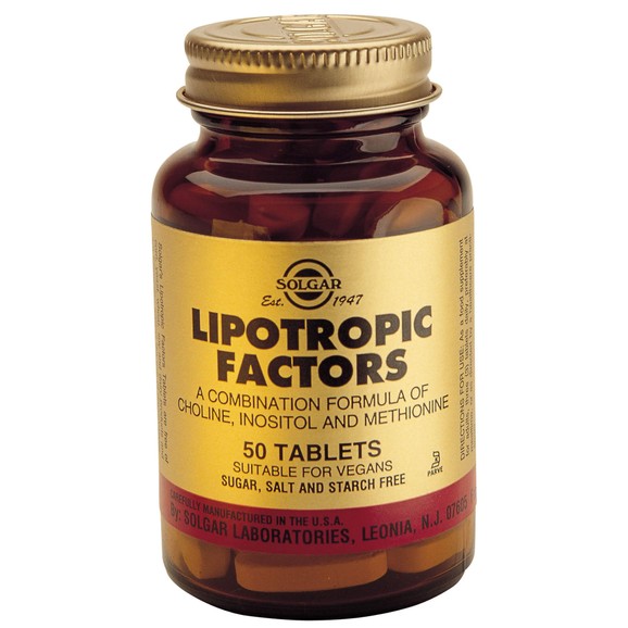 Solgar Lipotropic Factors tabs - 50 tabs Solgar Lipotropic Factors tabs - 50 tabs
