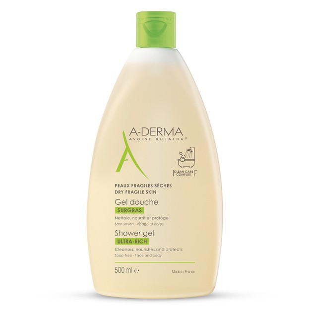 A-Derma Shower Gel for Face & Body 500ml A-Derma Shower Gel for Face & Body 500ml