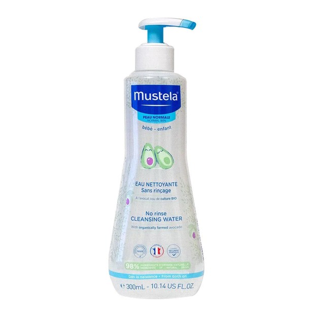 Mustela No-Rinse Cleansing Water Βρεφικό-Παιδικό Καθαριστικό Υγρό Χωρίς Ξέᴨλυμα - 300ml Mustela No-Rinse Cleansing Water Βρεφικό-Παιδικό Καθαριστικό Υγρό Χωρίς Ξέᴨλυμα - 300ml