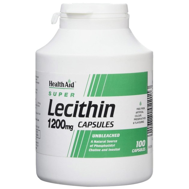 Health Aid Super Lecithin GMO Free 1200mg 100caps Health Aid Super Lecithin GMO Free 1200mg 100caps