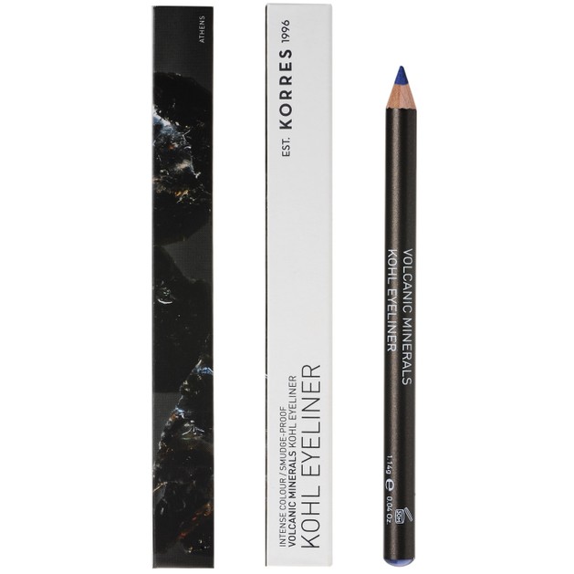 Korres Black Volcanic Minerals Kohl Eyeliner 1,14gr - 04 Μπλε Korres Black Volcanic Minerals Kohl Eyeliner 1,14gr - 04 Μπλε