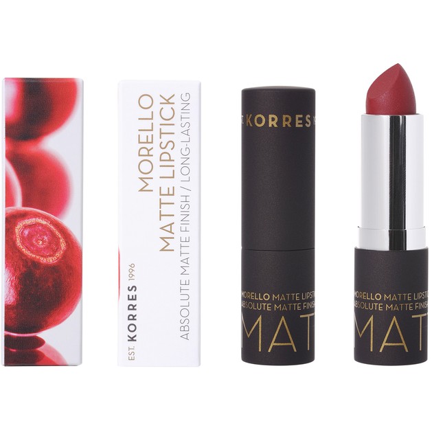 Korres Morello Matte Lipstick - 59 ΚΟΚΚΙΝΟ ΒΕΡΓΟΥΝΔΙΑΣ Korres Morello Matte Lipstick - 59 ΚΟΚΚΙΝΟ ΒΕΡΓΟΥΝΔΙΑΣ