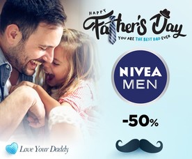 Father's Day Nivea Men -50%