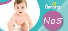 Pampers νούμερo 5 (για μωράκια 11-18 κιλά)