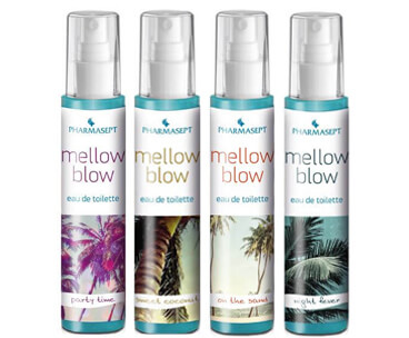 PHARMASEPT MELLOW BLOW Body Mists &sigma;&epsilon; &upsilon;&pi;έ&rho;&omicron;&chi;&alpha; &alpha;&rho;ώ&mu;&alpha;&tau;&alpha; &alpha;&phi;ή&nu;&omicron;&upsilon;&nu; έ&nu;&alpha; &alpha;&pi;&alpha;&lambda;ό &pi;έ&pi;&lambda;&omicron; &sigma;&tau;&eta;&nu; &epsilon;&pi;&iota;&delta;&epsilon;&rho;&mu;ί&delta;&alpha;.