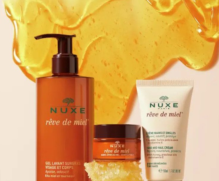 Nuxe Reve de Miel Απαλή Περιποίηση με Μέλι & Ηλίανθο