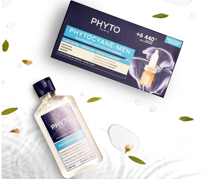 PHYTO PARIS PHYTOCYANE MEN - Αγωγή για την Αντρική Τριχόπτωση