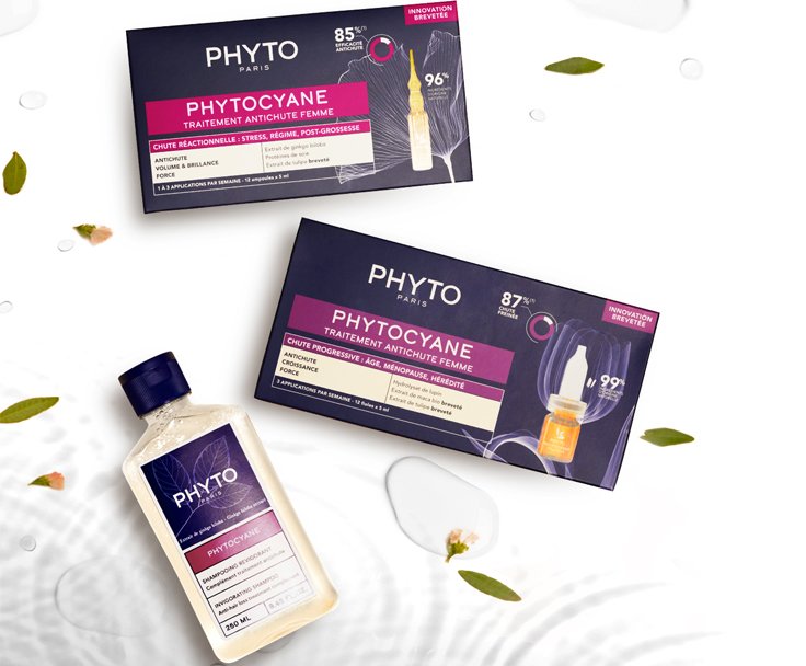 PHYTO PARIS PHYTOCYANE WOMEN Αγωγή για τη Γυναικεία Τριχόπτωση