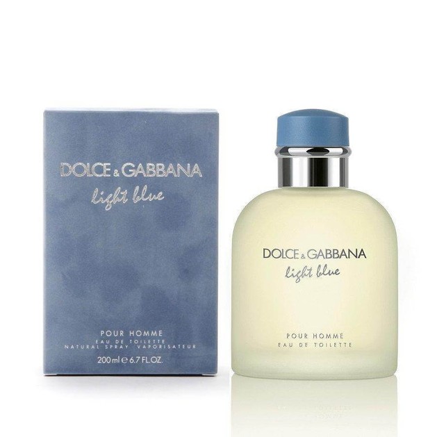 Dolce & Gabbana Light Blue Pour Homme Eau de Toilette 200ml Dolce & Gabbana Light Blue Pour Homme Eau de Toilette 200ml
