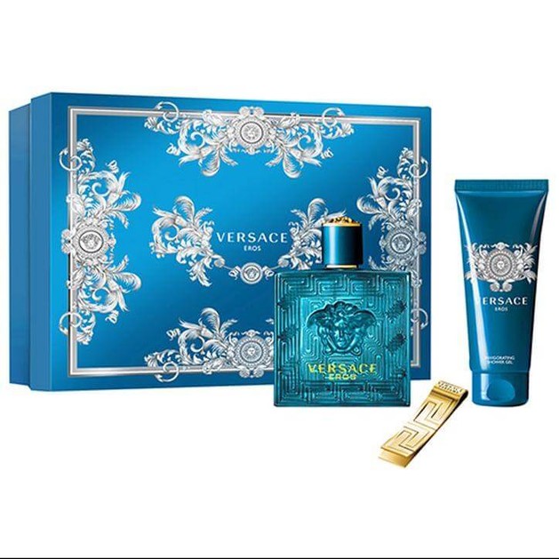 Versace Eros Men Set Eau de Toilette 100ml and Shower Gel 100ml and Money Cip Versace Eros Men Set Eau de Toilette 100ml and Shower Gel 100ml and Money Cip